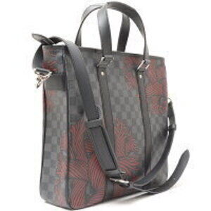 Louis Vuitton Tadao Bag Christopher Nemeth Damier Graphite Black
